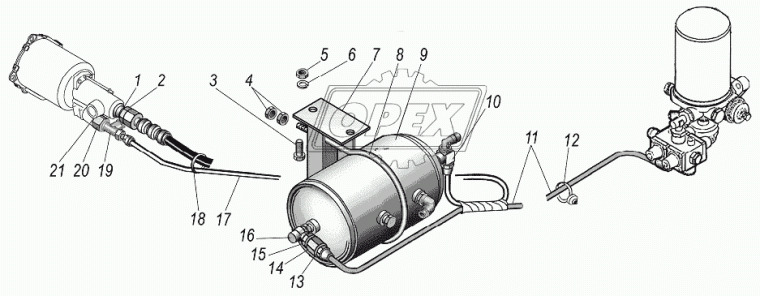 4320Б-1602202 ТРУБКА Урал