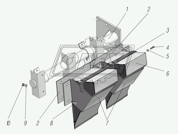 252152 Шайба пружинная (гровер) ф4х7х1 рулев.колонки,карбюратор (0х0х3) ЭТНА
