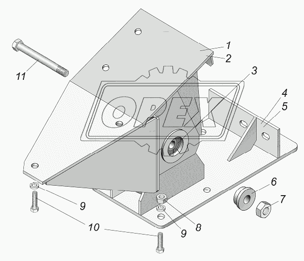 4320Ф-5001028 ШАРНИР РЕЗИНО-МЕТАЛЛИЧЕСКИЙ Урал