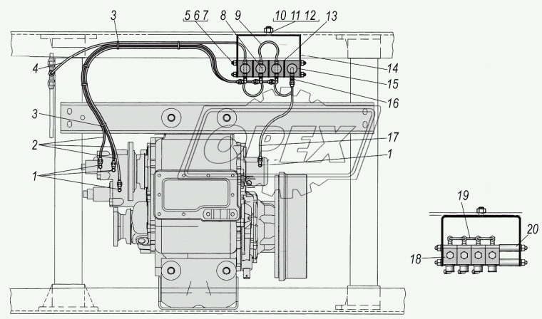 4320П2-1803384 Трубка Урал