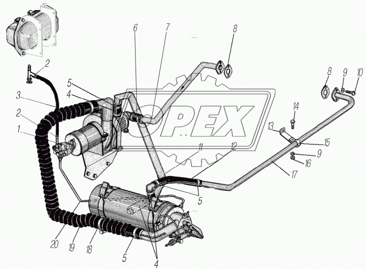 4320П2-1015646 ТРУБКА ПОДАЧИ ТОПЛИВА Урал