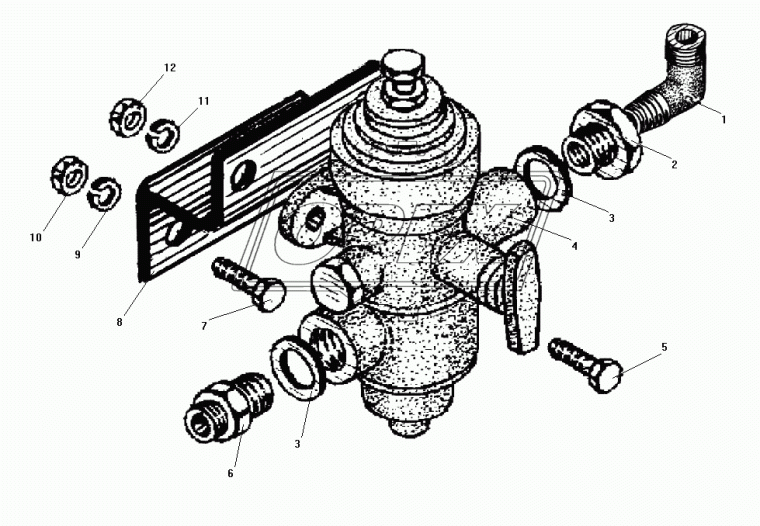 5323-3512081 Кронштейн Урал