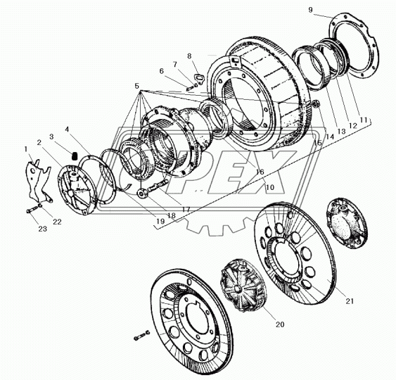 5323-3103014 Крышка ступицы колеса Урал