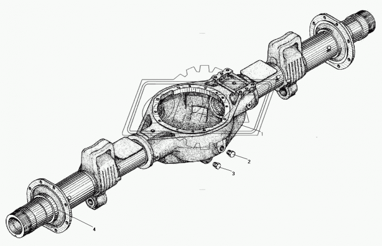 4320Х-2401010 Картер ЗМ в сб.(15отв.) Урал