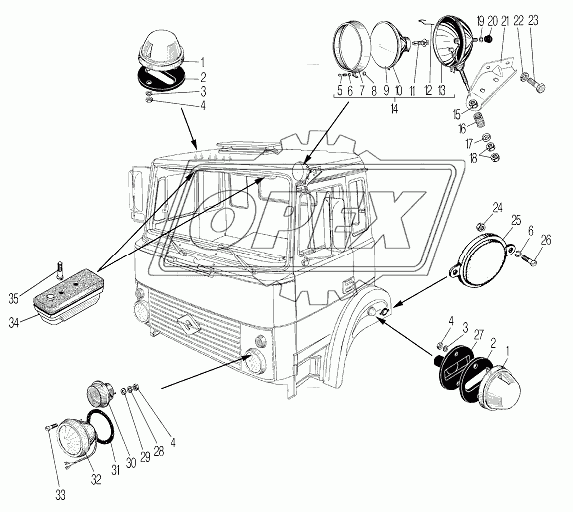 375К-3711004 Пружина стяжная L=24 (6вит.) ф15х20 dвит=2 ГОСТ18793-80 МО Урал