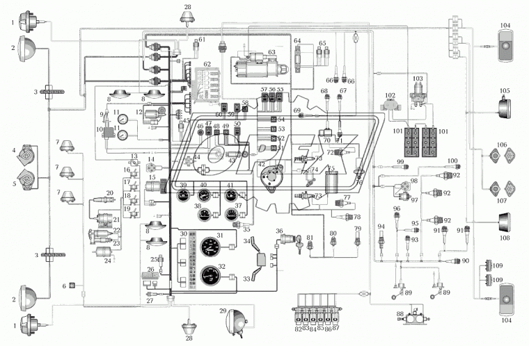 2562.3708-40 Стартер ЯМЗ-236,238 герметичный ELTRA