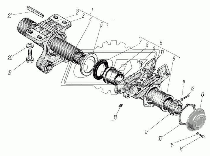 532301-2908011 БАЛАНСИР ПЕРЕДНЕЙ ПОДВЕСКИ Урал