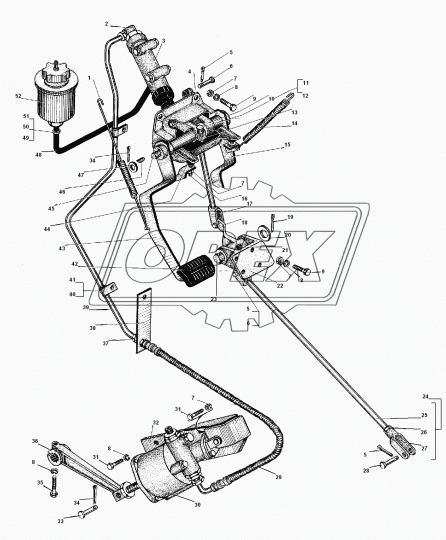 4320-1602061 Тяга в сборе Урал