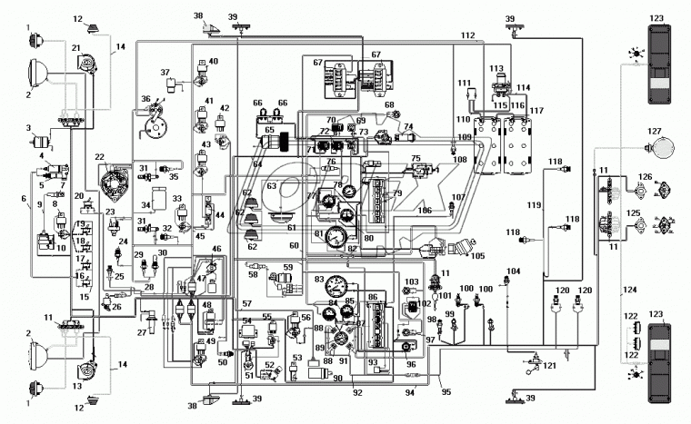 557-3724050 Провод АКБ УРАЛ L=2500мм, S=70мм, наконечник-наконечник d=12мм РЫБИНСК