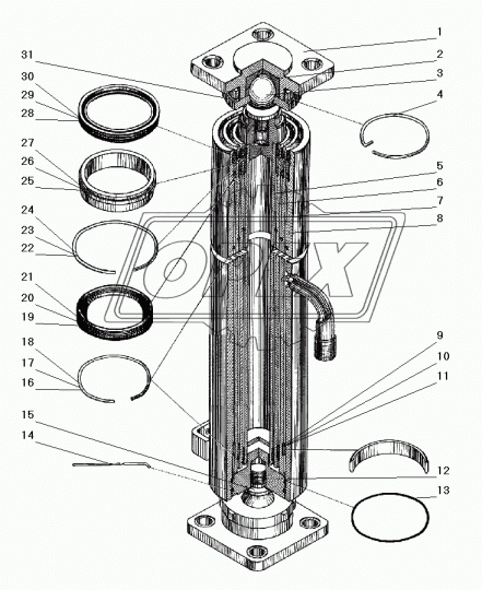 13.8603401-30 Направляющая гидроцилиндра КАМАЗ-УВК