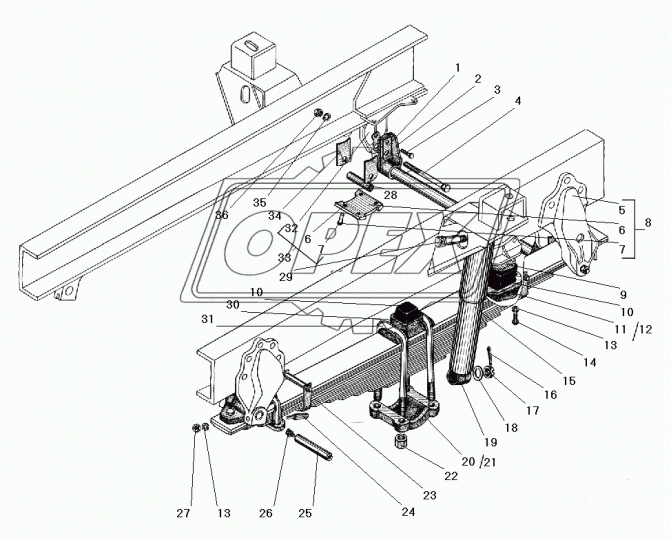 375-2902479 Клин стопорный пальца ушка L=70 ф14/М10х1,5 ПЛАНТ