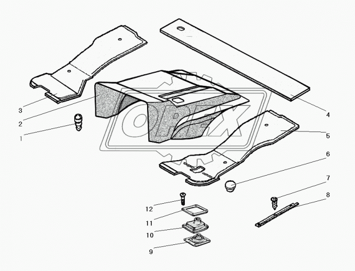 330-5130071 Чехол (РТИ-гофра) ф42; 200х140 L=100 наружный Урал