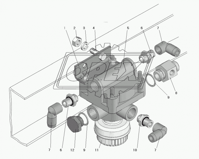 6363-3518010 Кронштейн Урал