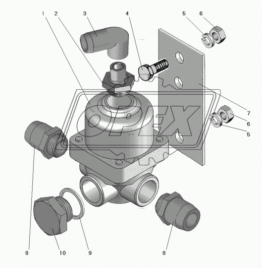 6367-3506800 Кронштейн Урал