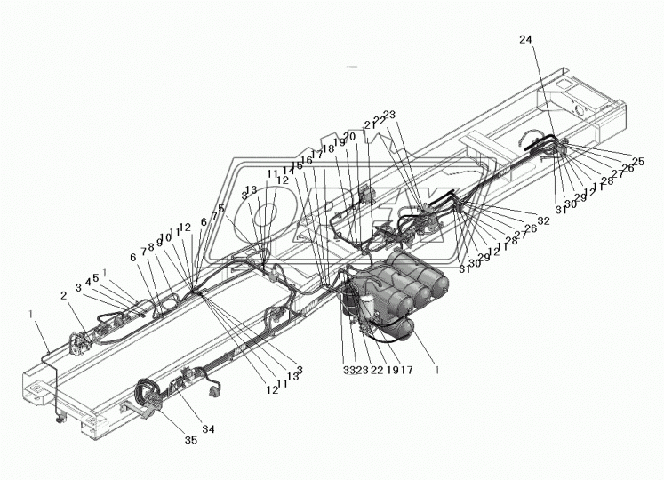 63645-3506105 Кронштейн Урал