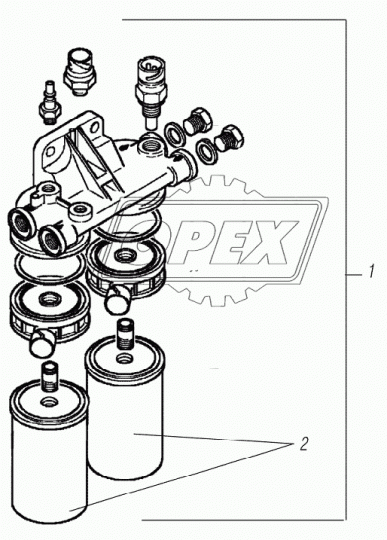 650.1117039 Фильтр топливный A=93 B=62 C=71 H=147 M18х1.5 RVI Keraх, Magnum, (DCI11: Евро-3), МАЗ, IVECO Bus (1970-2020), RVI LCV (1970-2020); WK 940/20 5010477855 Mann ЯМЗ