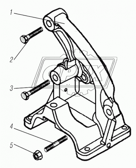 310407 Шпилька М10 L=60 Р1=17х1,5/27х1,5 ЯМЗ