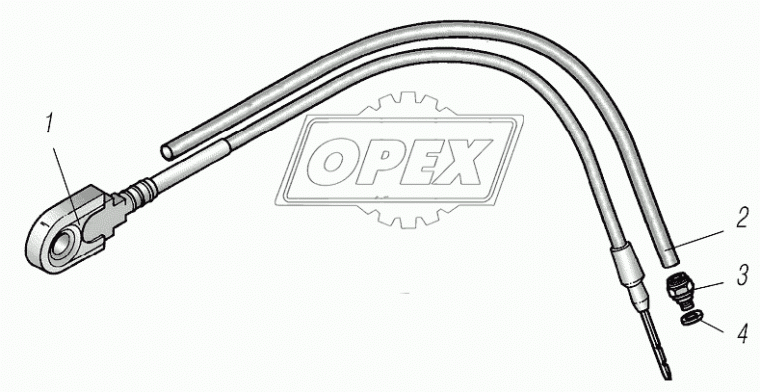 650.1009406 Фитинг (штуцер) прямой; Рнаруж=М16х1,5/ трубка ф16х2,0мм; указателя уровня масла ЯМЗ ЯМЗ