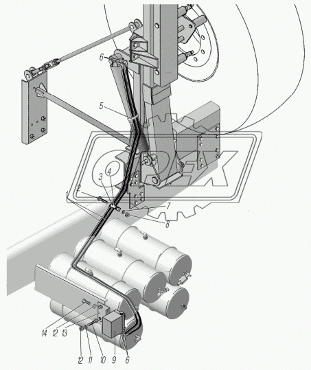 339844 Хомут (пластина) L=64 S=16 под болт Урал