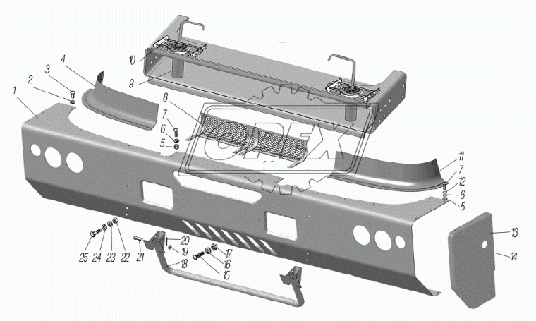 6370-2803015 Буфер передний УРАЛ Урал