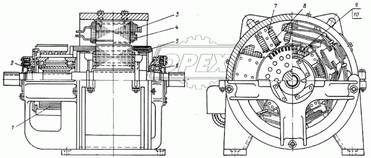 2318 КМ (N318) Подшипник 90х190х43 ролик.радиал. 1-ряд. (наруж.обойма подвиж.,без бурта); вед.шест.Т-4,кон.перед.ТТ-4