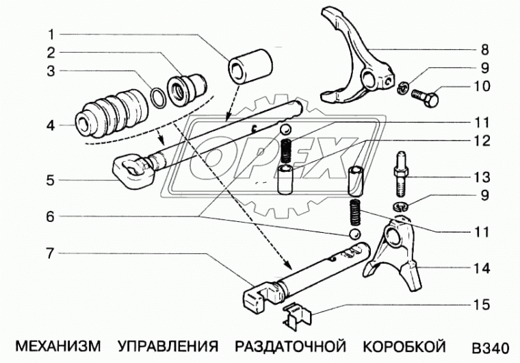 2123-1803021 Шток вилки КР ВАЗ-2123 ВАЗ