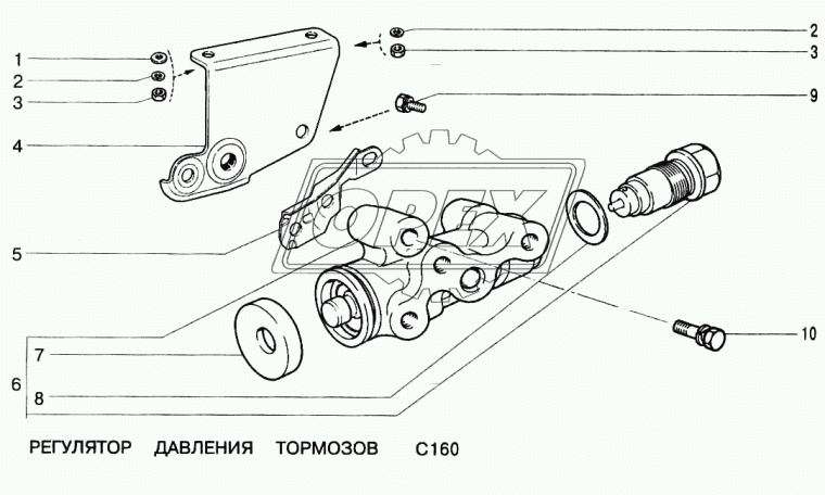 2108-3512010 Регулятор давления тормозов ВАЗ-2108 ВАЗ