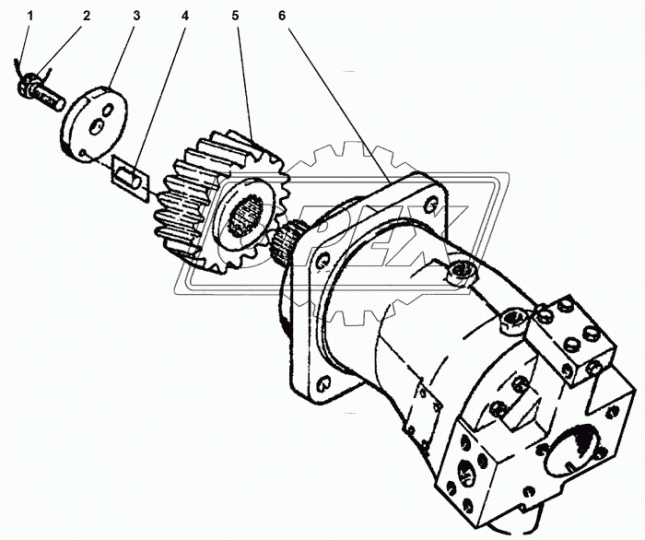 313.3.160.577.403 Гидронасос регулируемые Р макс=35Мпа