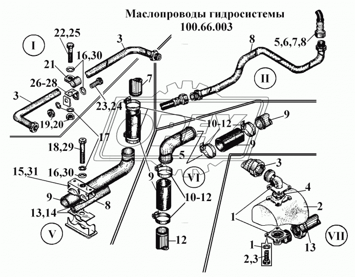 Р5.02.000-12 Рукав ВД (шланг) ДУ16 Метрукав
