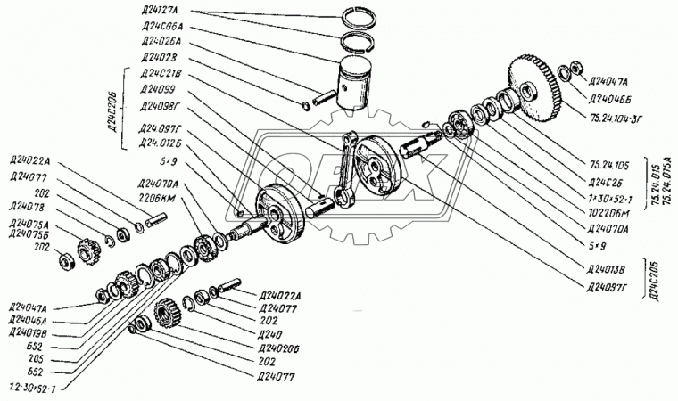 1.2-30х52 Сальник (манжета) 30х52-1 армированная ГОСТ 8752-79 ЧайковРТИ