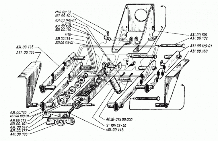 А31.00.110 Пружина сиденья ДТ-75 Белорецк
