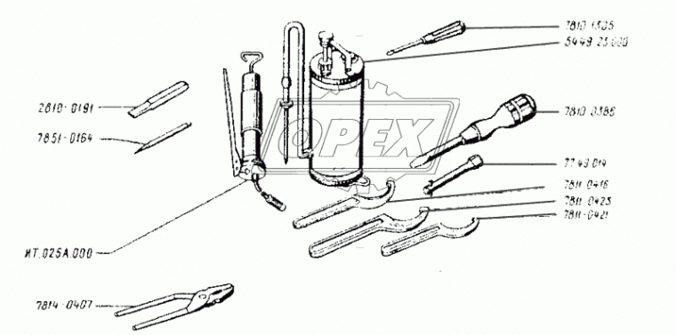 7851-0164 Бородок 7851-0164 (по требованию)