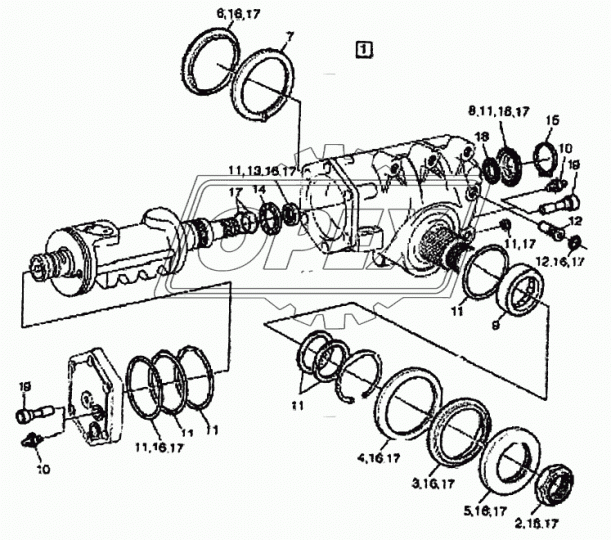 3091446 Крышка насоса ГУР VOLVO Volvo