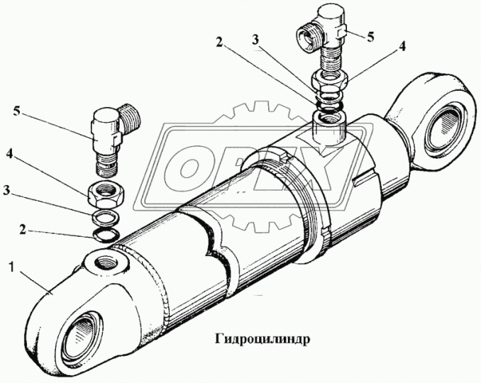501.8020.022 Гайка С/И гидроцилиндра стрелы ЭО-2621