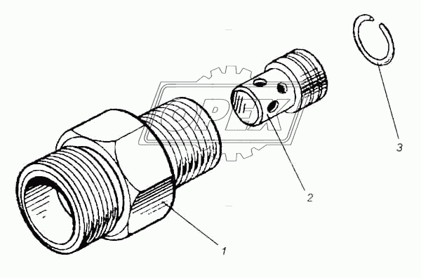 10.1906.193-02 Кольцо С/И стопорное дросселя экскаватора ЭО-3323 ТВЭКС