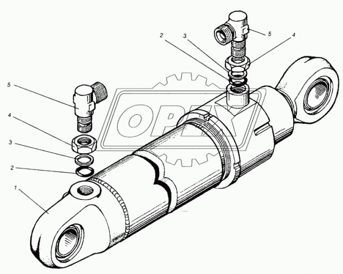 50.8020.022 Гайка С/И штуцера гидроцилиндра ковша ЭО-2621