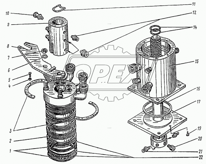 ЭО-3322.55.09.000 Цапфа в сборе ТВЭКС