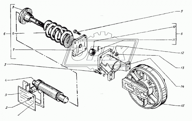 ЭО-3122.30.10.100 Колесо направляющее ТВЭКС