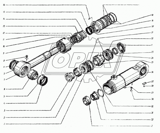 У4564.300.13 Шайба С/И пробки гидроцилиндра ЭО-3323 ТВЭКС