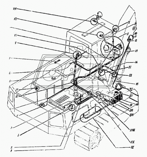 ЭО-3323.00.70.230 Жгут проводов стартера ТВЭКС