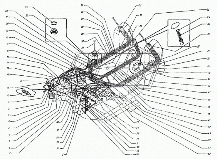 ЭО-3322А.24.00.005 Фитинг Штуцер Рнаруж=М10х1/М16х1,5 К=16/17 L=36 под обрат.конус ТВЭКС