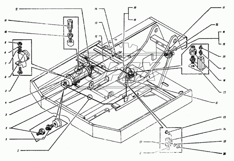 ЭО-3322А.24.01.005 Фитинг Штуцер Рнаруж=М16х1,5/М16х1,5 К=19 L=54 наруж.конус/наруж.конус ТВЭКС