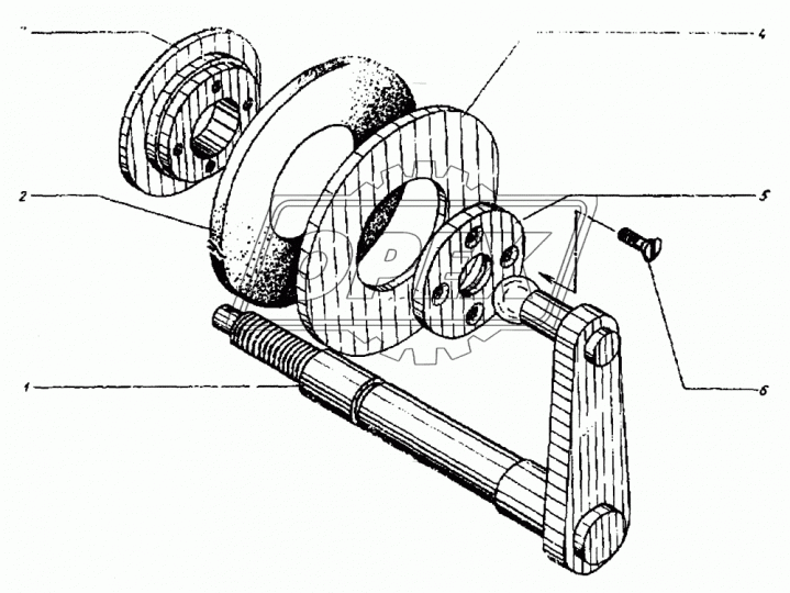 ЭО-3323.01.84.020 Шток ТВЭКС