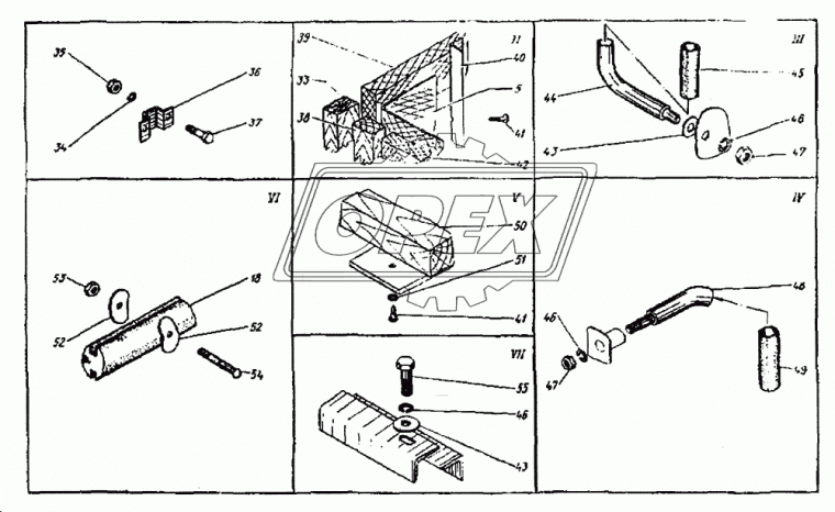ЭО-3323.02.00.017 Изоляция задняя ТВЭКС