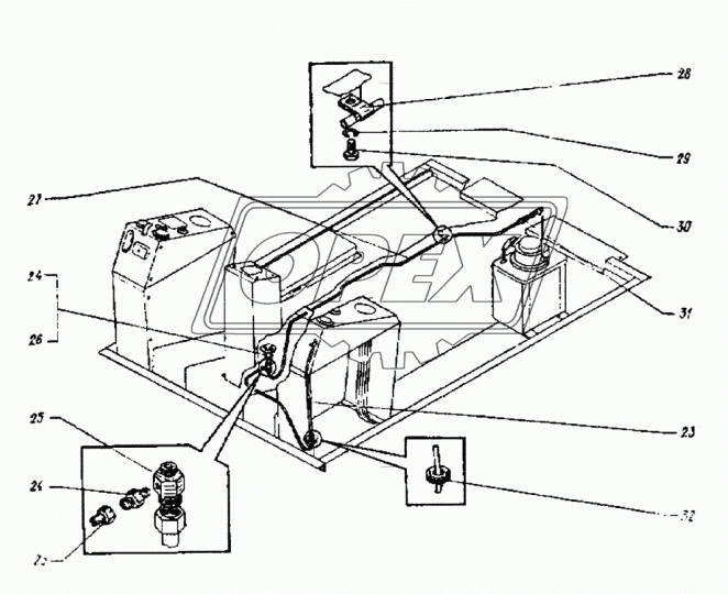 ЭО-3323.07.00.160 Шланг ТВЭКС
