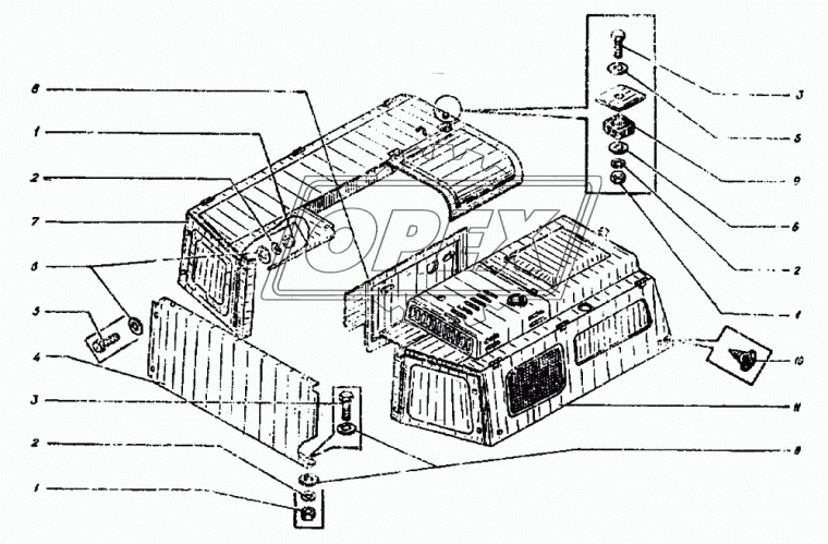 ЭО-3323.06.02.000 Блок левый ТВЭКС