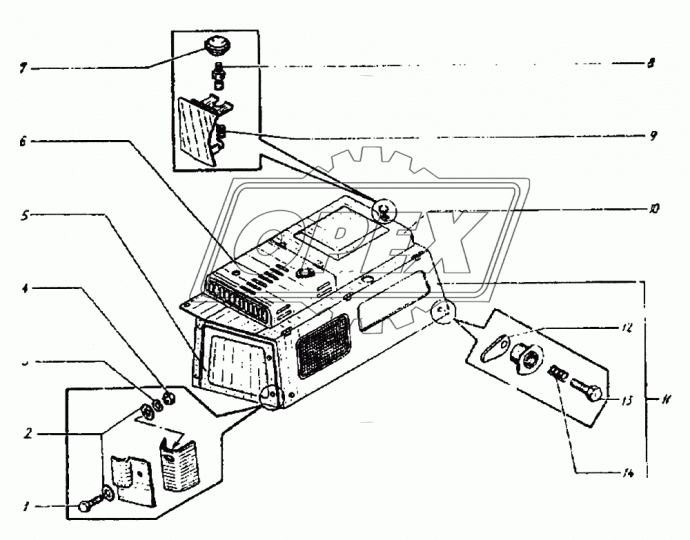 ЭО-3323.06.01.100 Корпус блока ТВЭКС