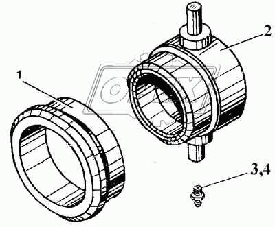 ЭО-3323.04.03.023 Фитинг Штуцер ТВЭКС