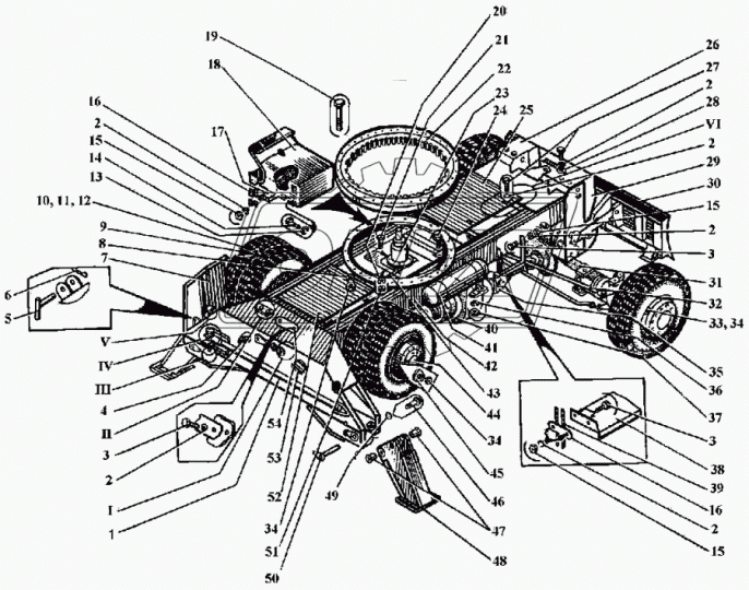 ЭО-3323.20.50.000 КПП ЭО-3323А без г/м,флянца,шестерни/стар/ ТВЭКС
