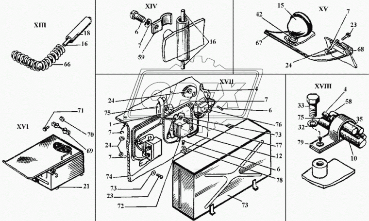 ЭО-3323.00.70.470 Жгут проводов генератор-реле ТВЭКС